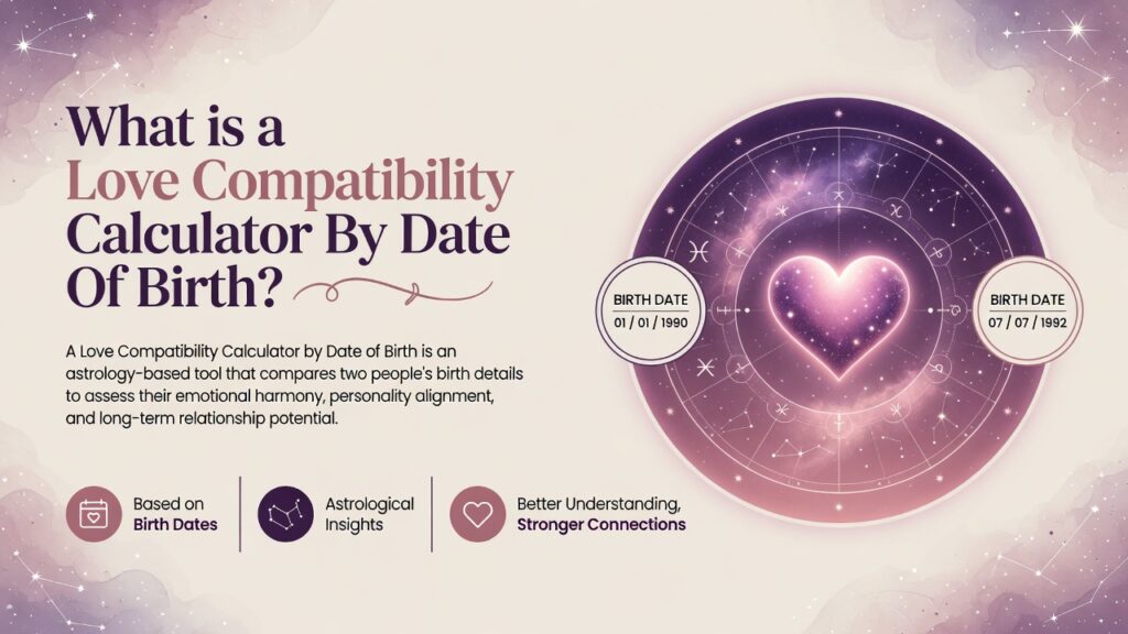 What is a Love Compatibility Calculator By Date Of Birth?
